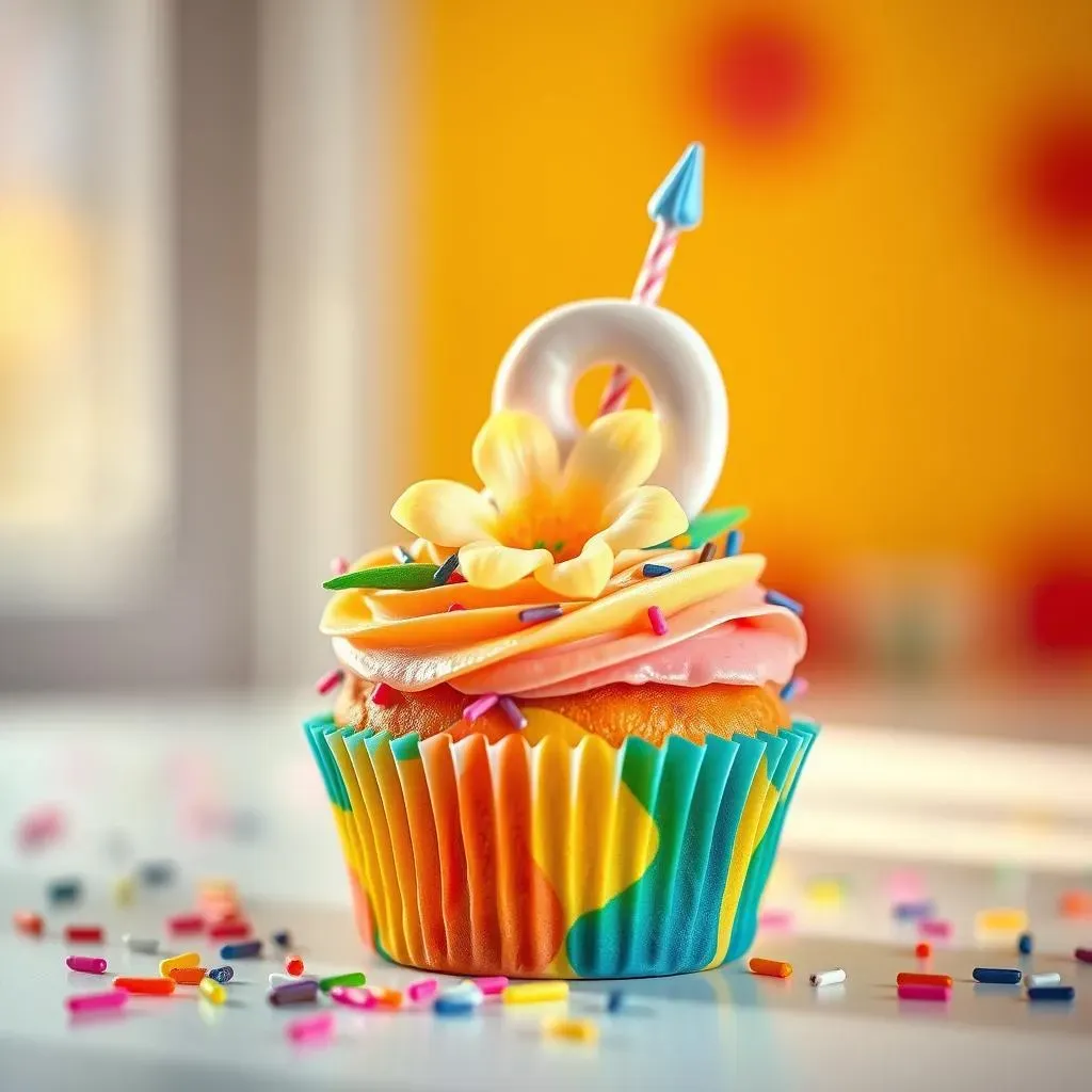 Amazing 9th Birthday Flower Cupcake Ideas