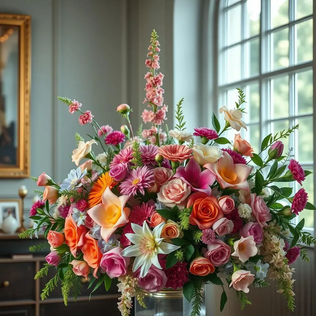 Amazing Big Flower Arrangements for Birthday
