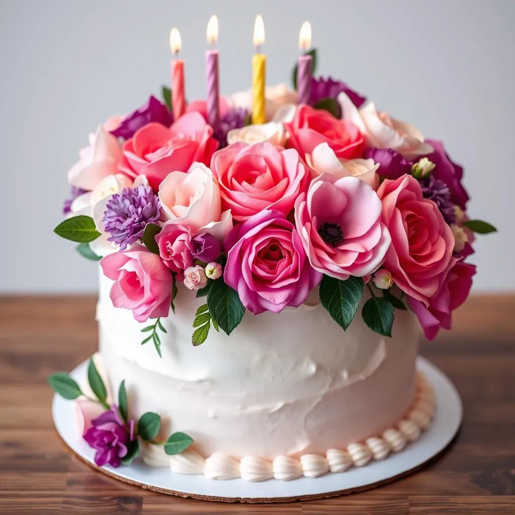 Stunning Birthday Cake Flower Arrangements: Ideas & Inspiration