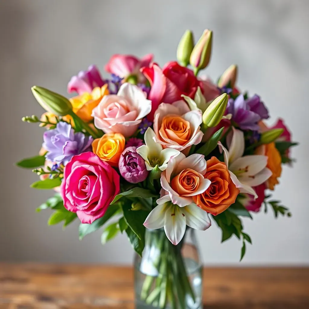 Creating Your Own Stunning Birthday Flower Bouquet Photos