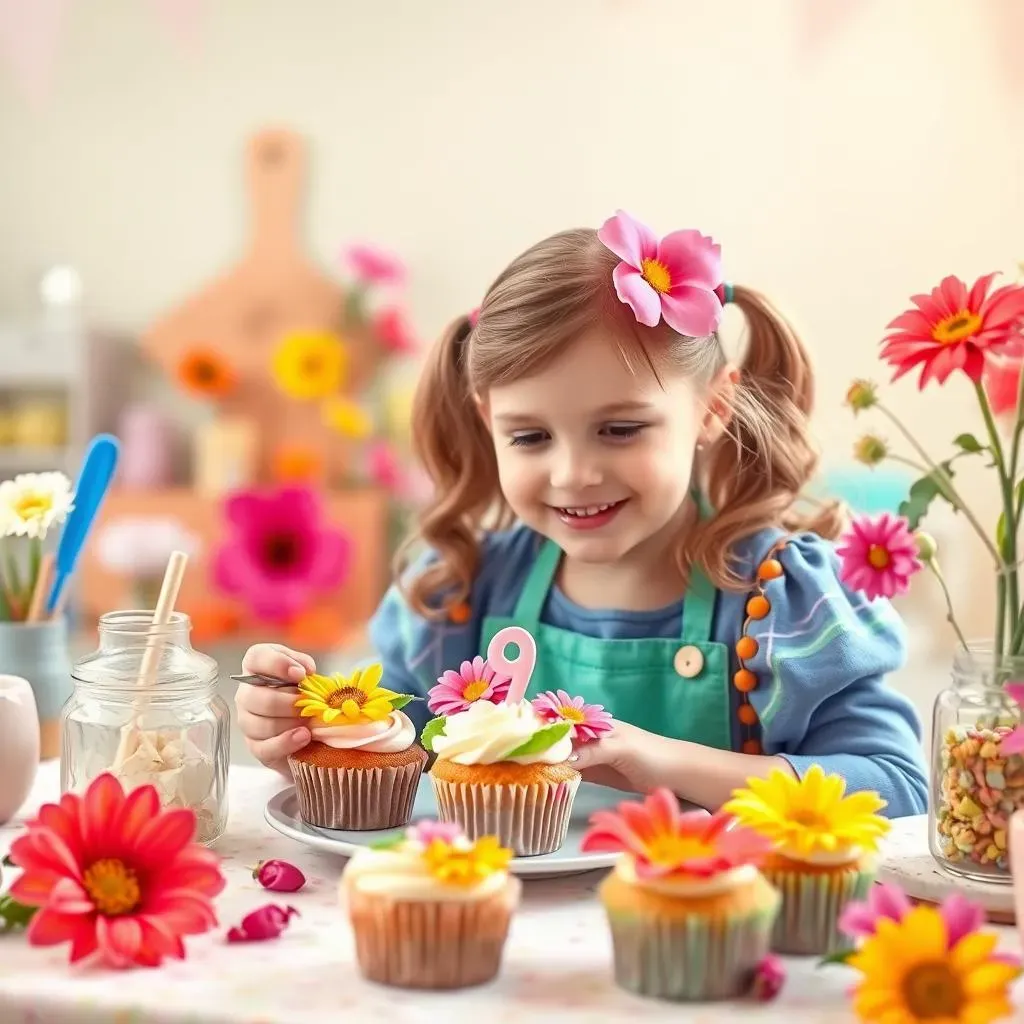 DIY Delight: Making Your Own 9th Birthday Flower Cupcakes
