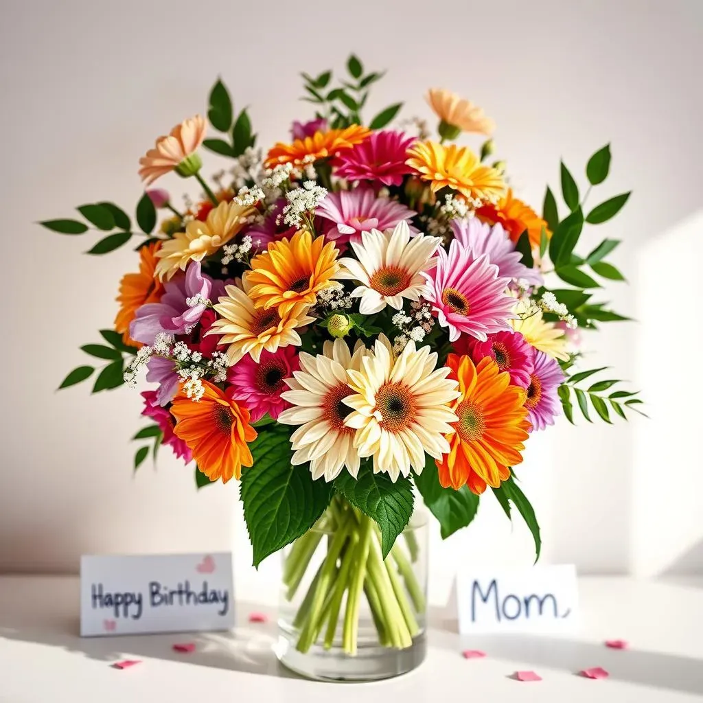 Flower Arrangements for Mom's Birthday: Delivery and Care Tips