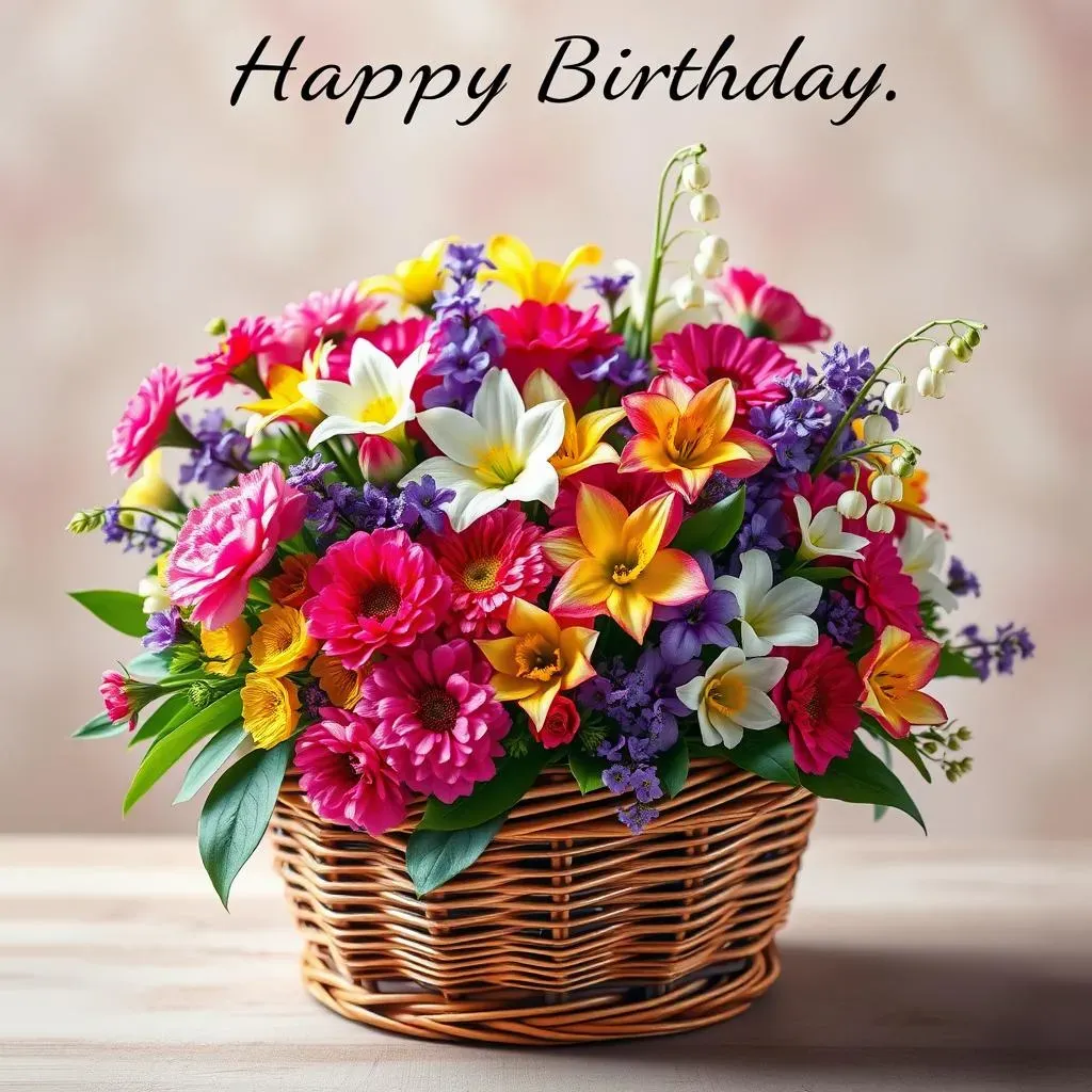 Happy Birthday Floral Arrangements: By Month & Meaning