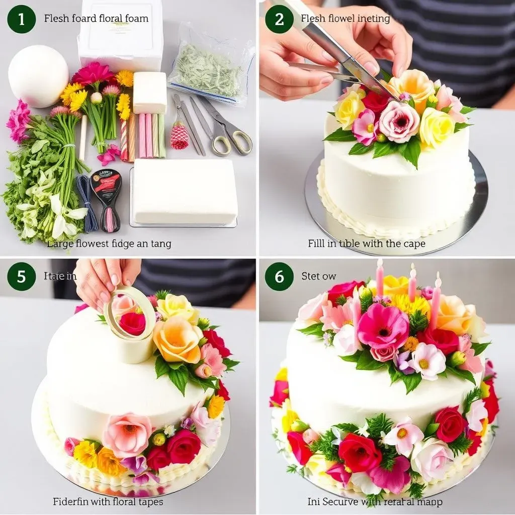 Making Your Own Birthday Cake Flower Arrangement: A StepbyStep Guide