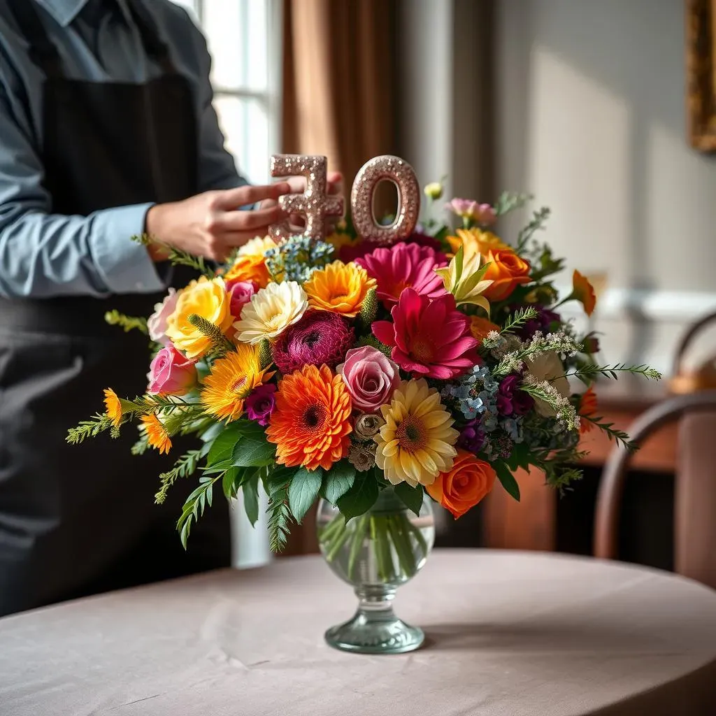 Ordering & Delivering Your 70th Birthday Flower Arrangements