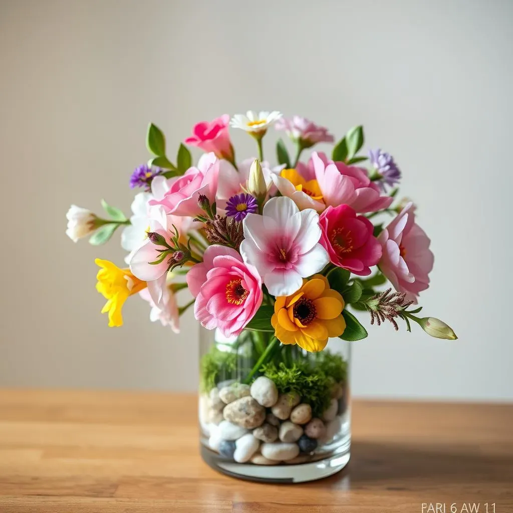 StepbyStep Guide: Arranging Artificial Flowers in a Small Vase