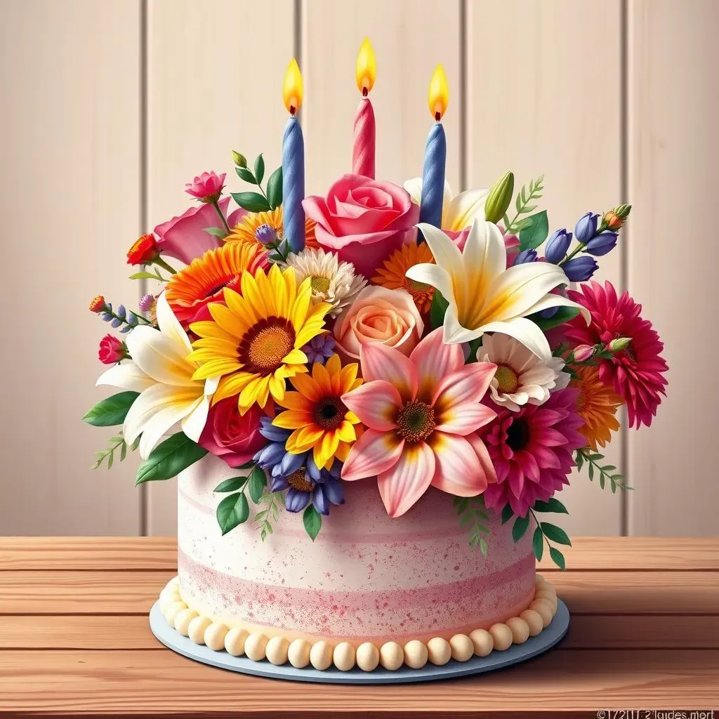 Types of Birthday Cake Flower Arrangements Near Me